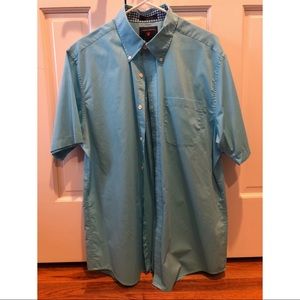 Men’s Short Sleeve Dress Shirt L